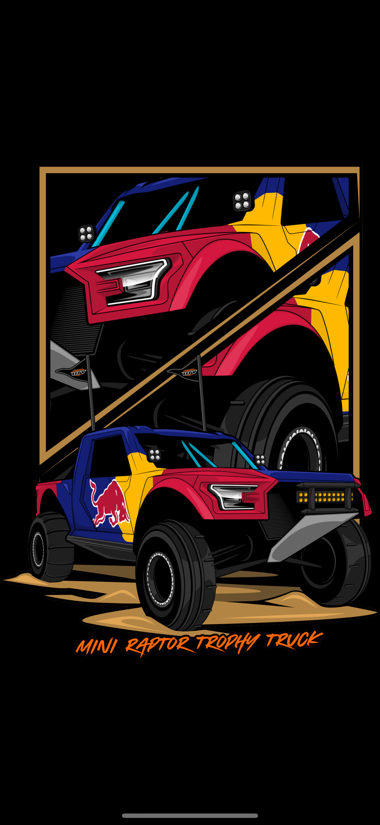 Mini Raptor Trophy Truck Tee | Off-Road & Trophy Truck Lifestyle Shirt